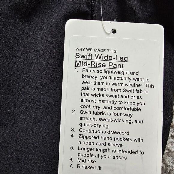 Swift Mid-Rise Wide-Leg Pant - Picture 3 of 6